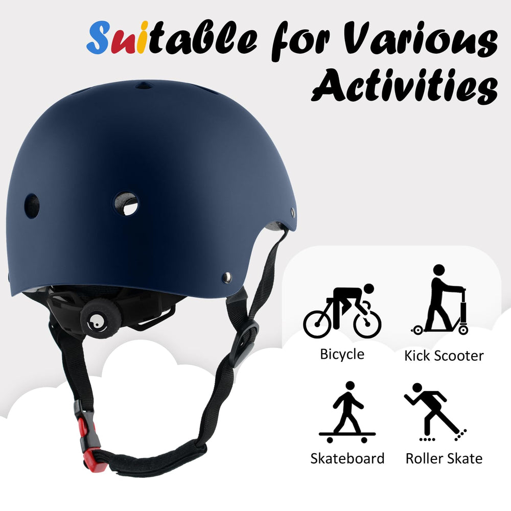 OUWOER Kids Bike Helmet adjustment dial enabling a growing, secure fit