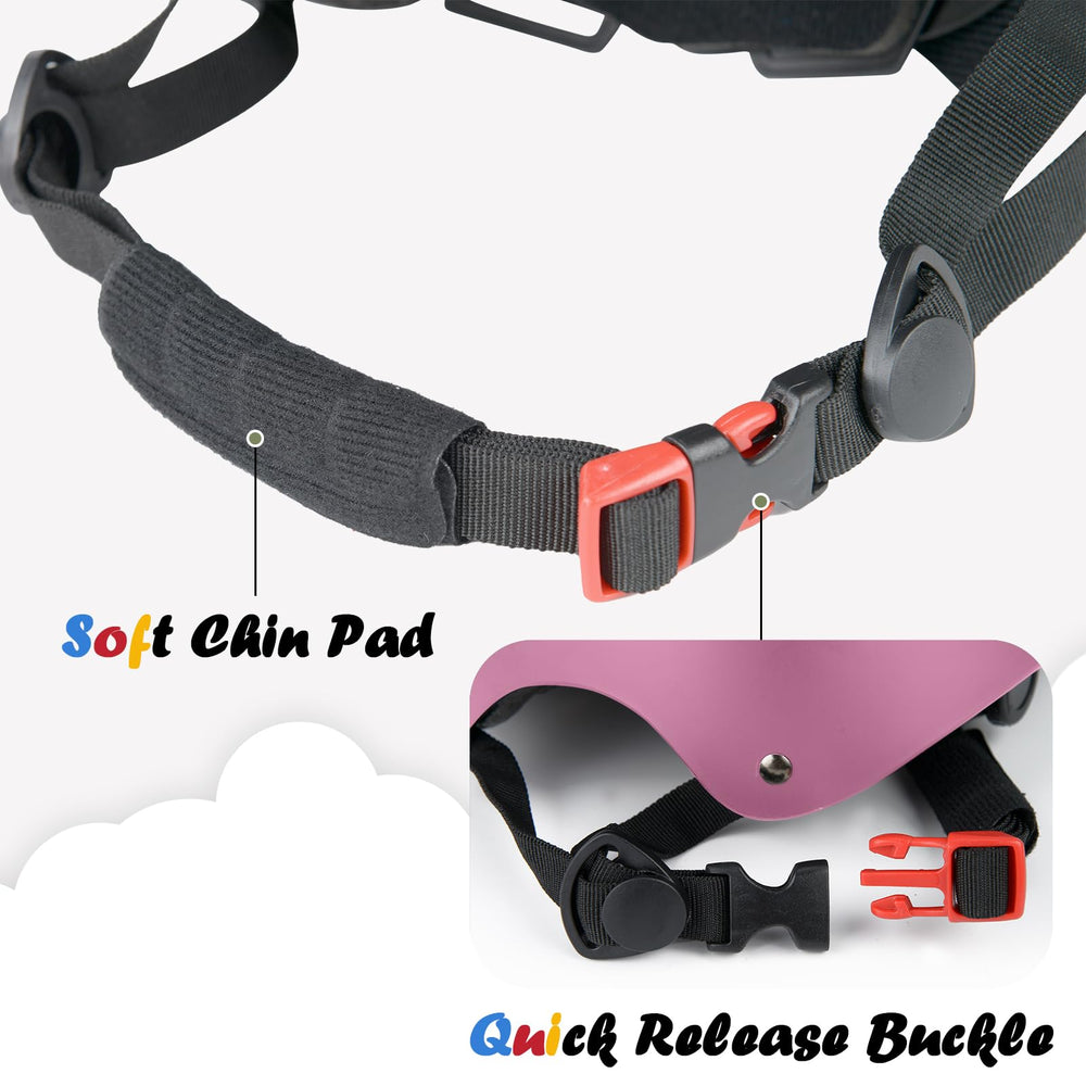 OUWOER Kids Bike Helmet size range helps grow with your child.
