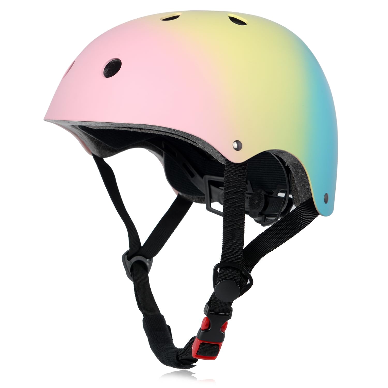 OUWOER Kids Bike Helmet top vents keep heads cool during outdoor rides.