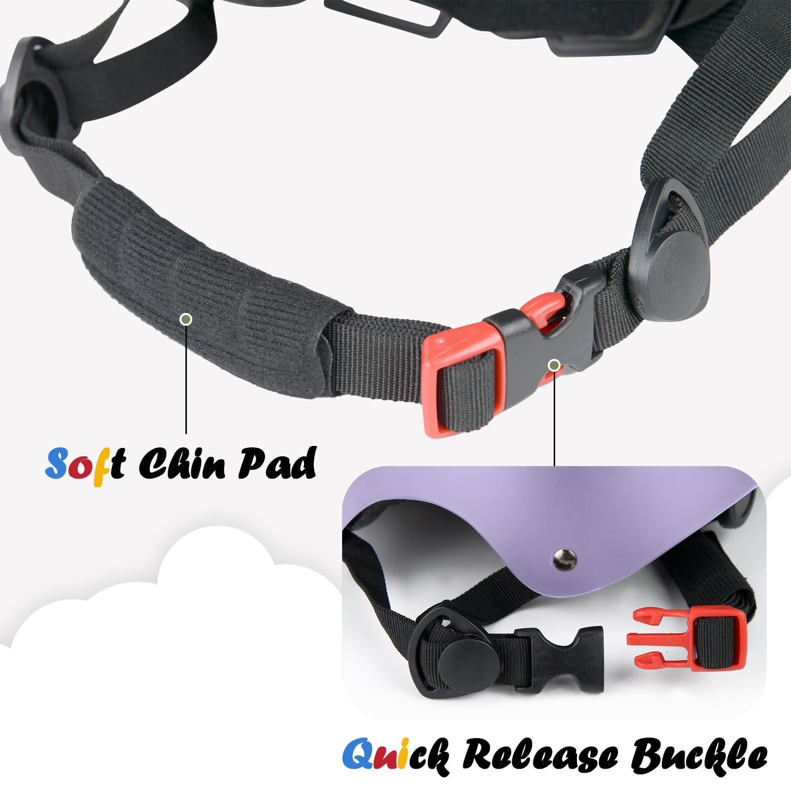 OUWOER Kids Bike Helmet worn during cycling or skating for safety