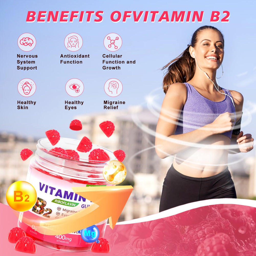 OUYIYUA B2 Gummies bottle pour suggests easy, mess-free dosing.