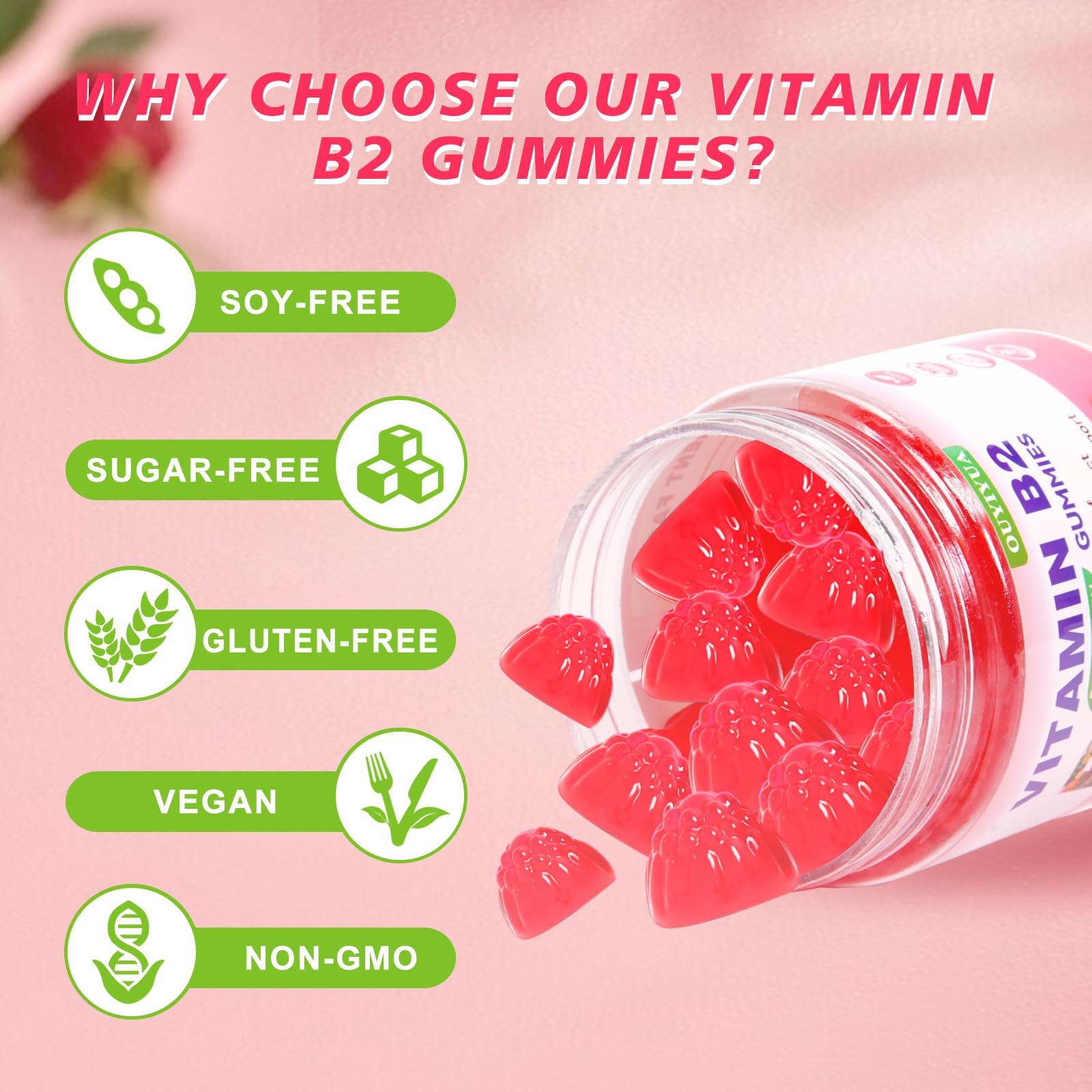 OUYIYUA B2 Gummies packaging shown for on-the-go family daily routines.
