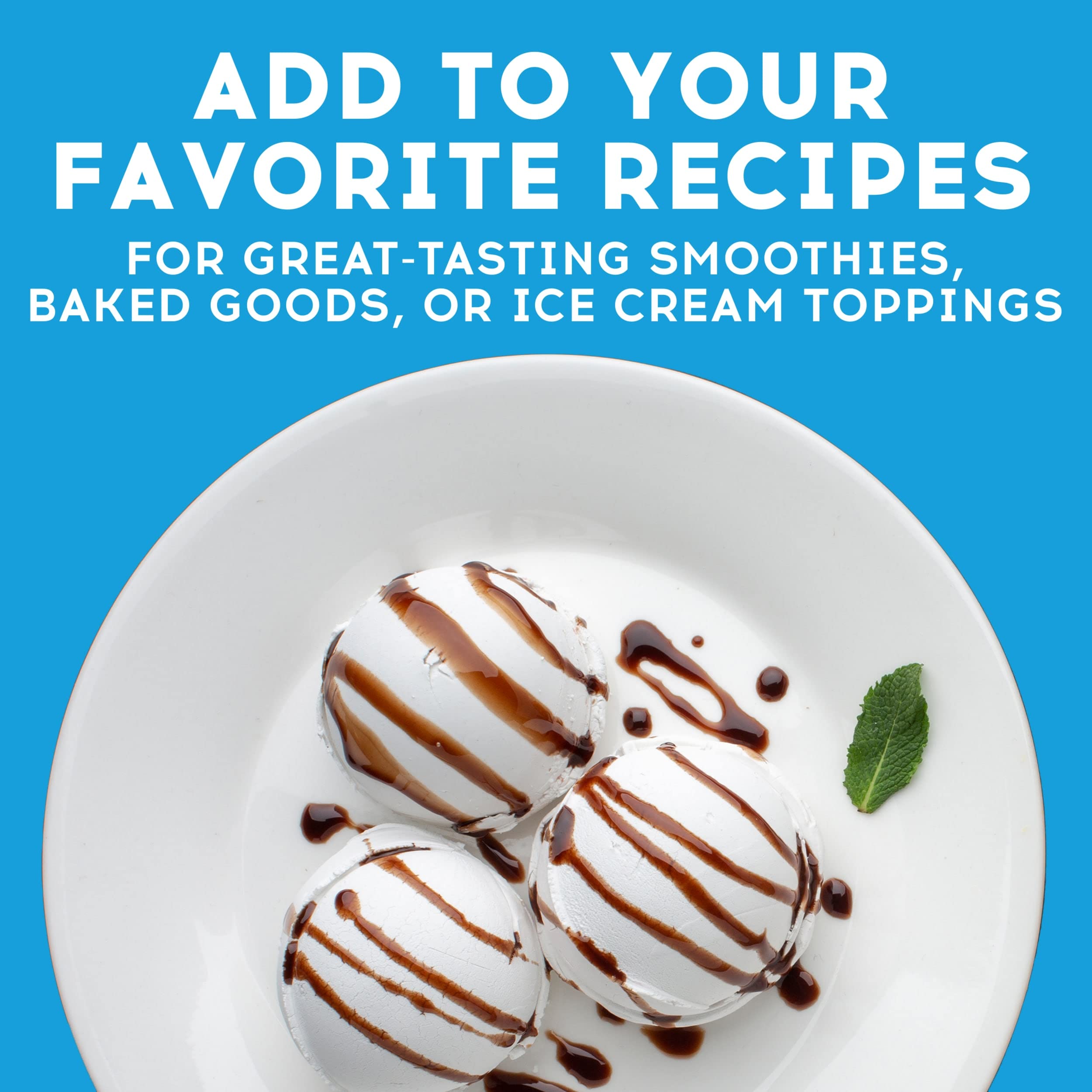 Ovaltine label highlights no artificial flavors and no artificial sweeteners.