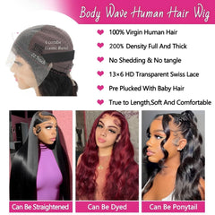 oveflect 30Inch wig lace frontal close-up highlights pre-plucked hairline.