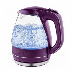 OVENTE KG83P kettle with glass body boils water quickly.