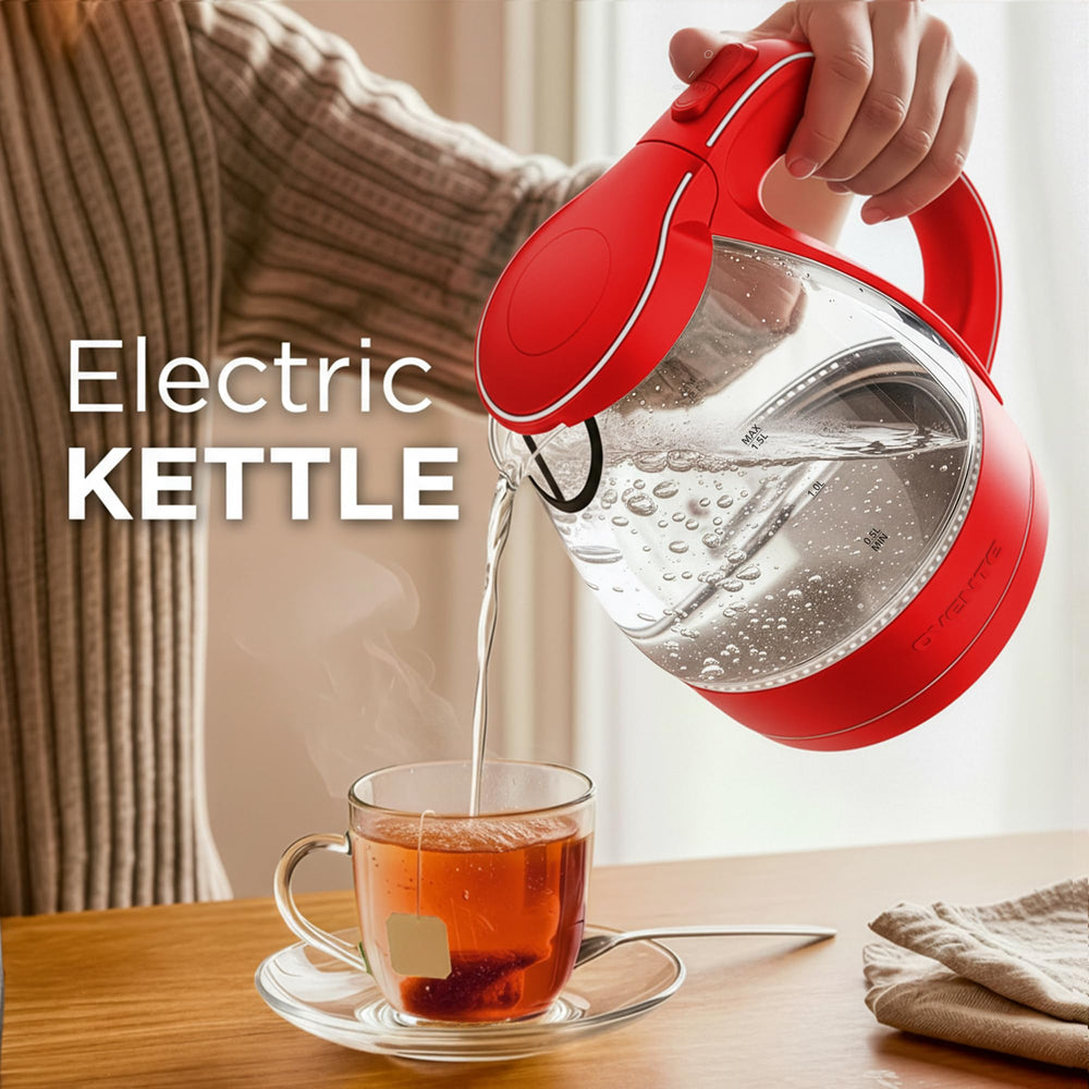 OVENTE KG83R flip-back lid for fast filling and cleaning