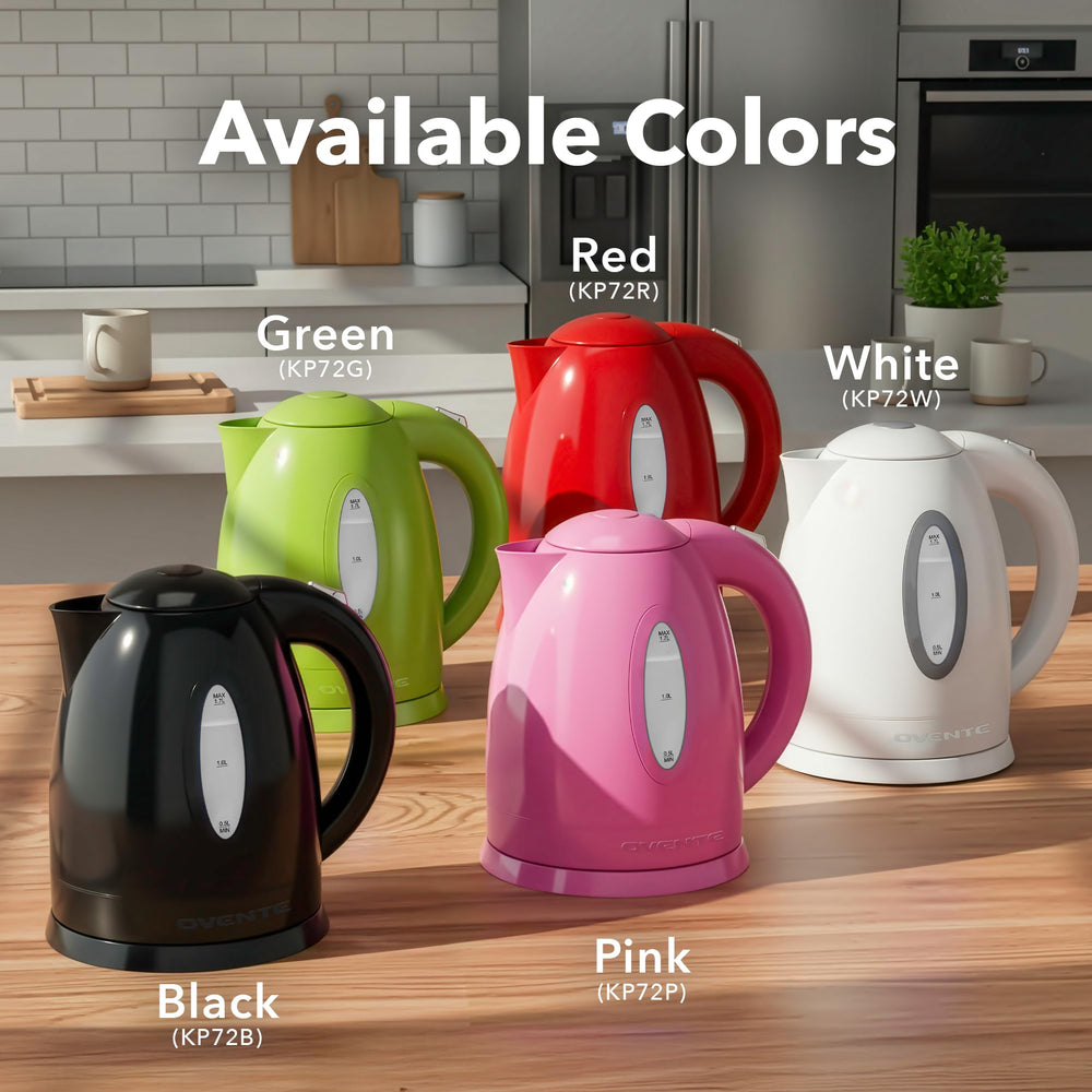 OVENTE KP72W removable spout filter ensures clean water with every pour