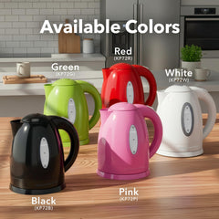 OVENTE KP72W removable spout filter ensures clean water with every pour