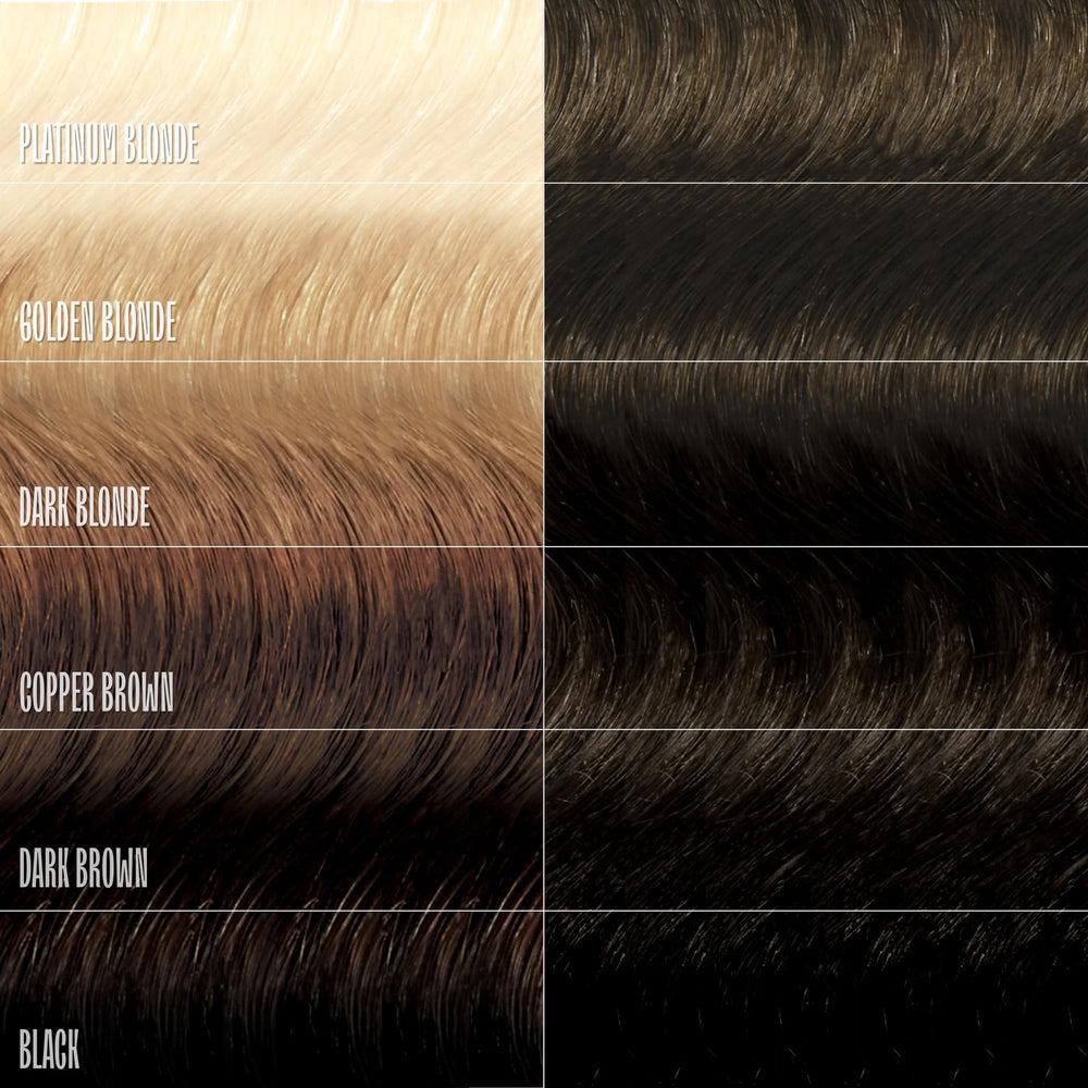 overtone Espresso Brown tube label close-up highlighting vegan formula