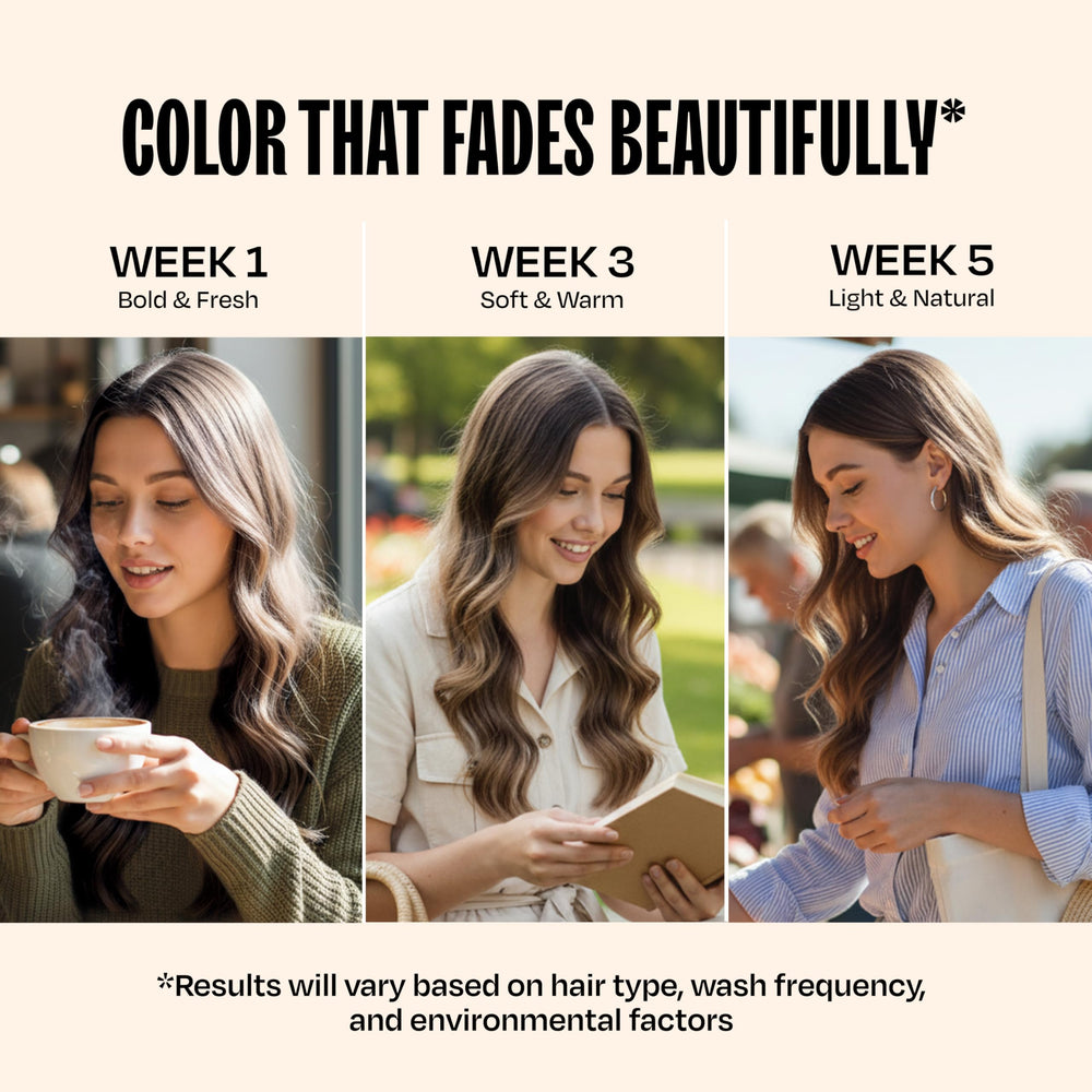 oVertone hydrated silky hair after masking and rinse