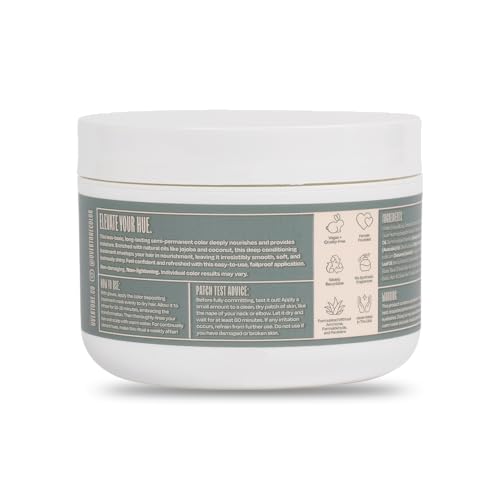 Overtone Stormy Sterling hair application dispense demonstrates quick 10 15 minute color deposit