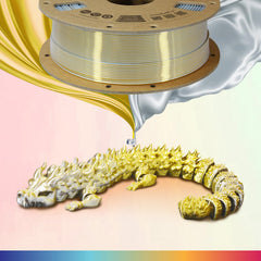 Overture Silk PLA clogged-free formula supports smooth, reliable printing with fewer jams