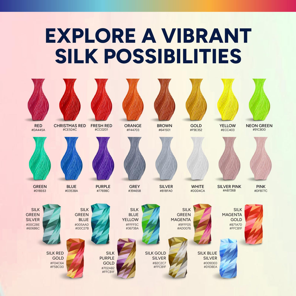 Overture Silk PLA smooth printing delivers consistent results across compatible printers
