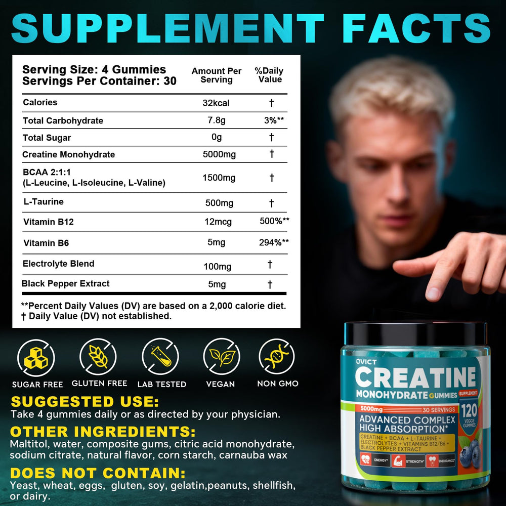 Serving count and 30-day supply shown on the label.