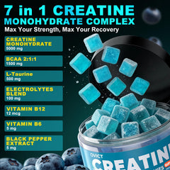 Berry-flavored gummies with smooth texture and clean taste.