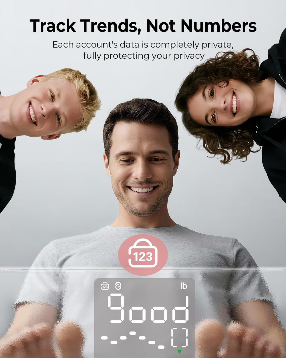 OVUTEK Smart Scale privacy and guest mode for quick, private checks