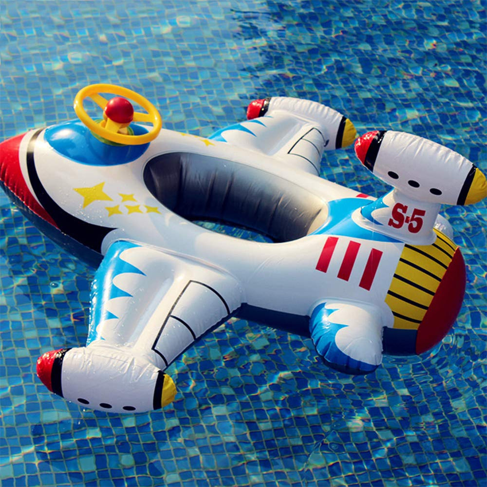 OVV baby float boat in-pool use in shallow water with supervision.