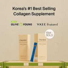 Ownist orange-flavor liquid packets offering a refreshing daily skin hydration boost.
