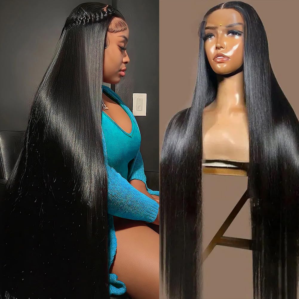 OWNROSE 30-inch lace front wig with 13x6 HD lace for natural-looking parting.