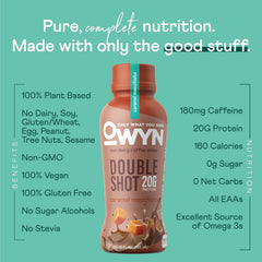 Pour shot image features Caramel Macchiato shake ready to energize your morning.