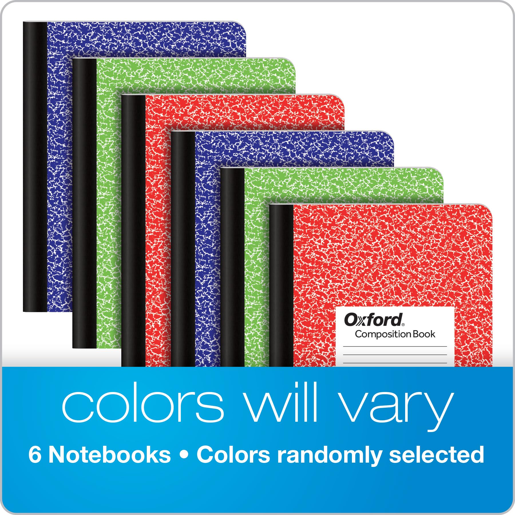Oxford sewn binding on notebook edge, durable and long-lasting.
