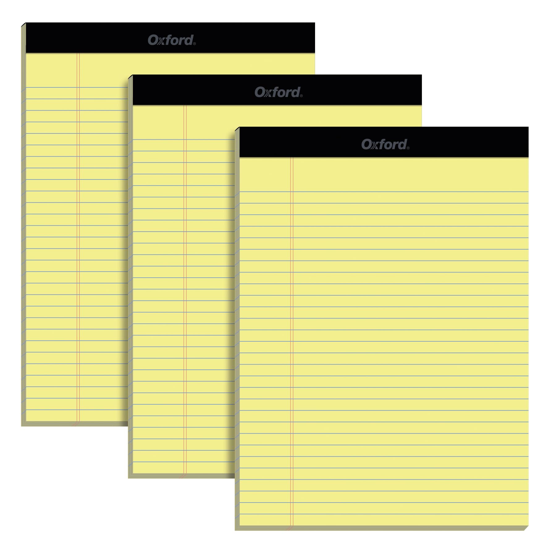 Oxford Legal Pad three-pack front view for organized note taking