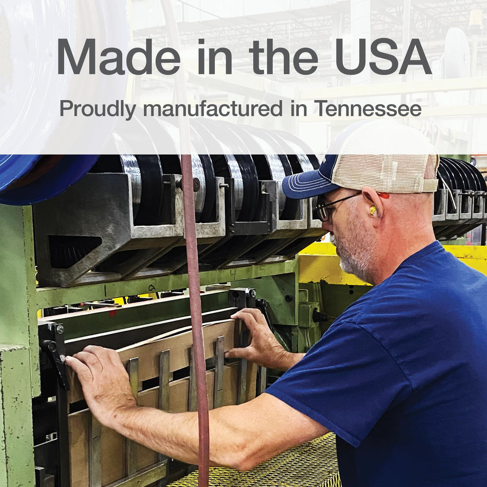 Oxford made-in-USA label on packaging highlighting American craftsmanship