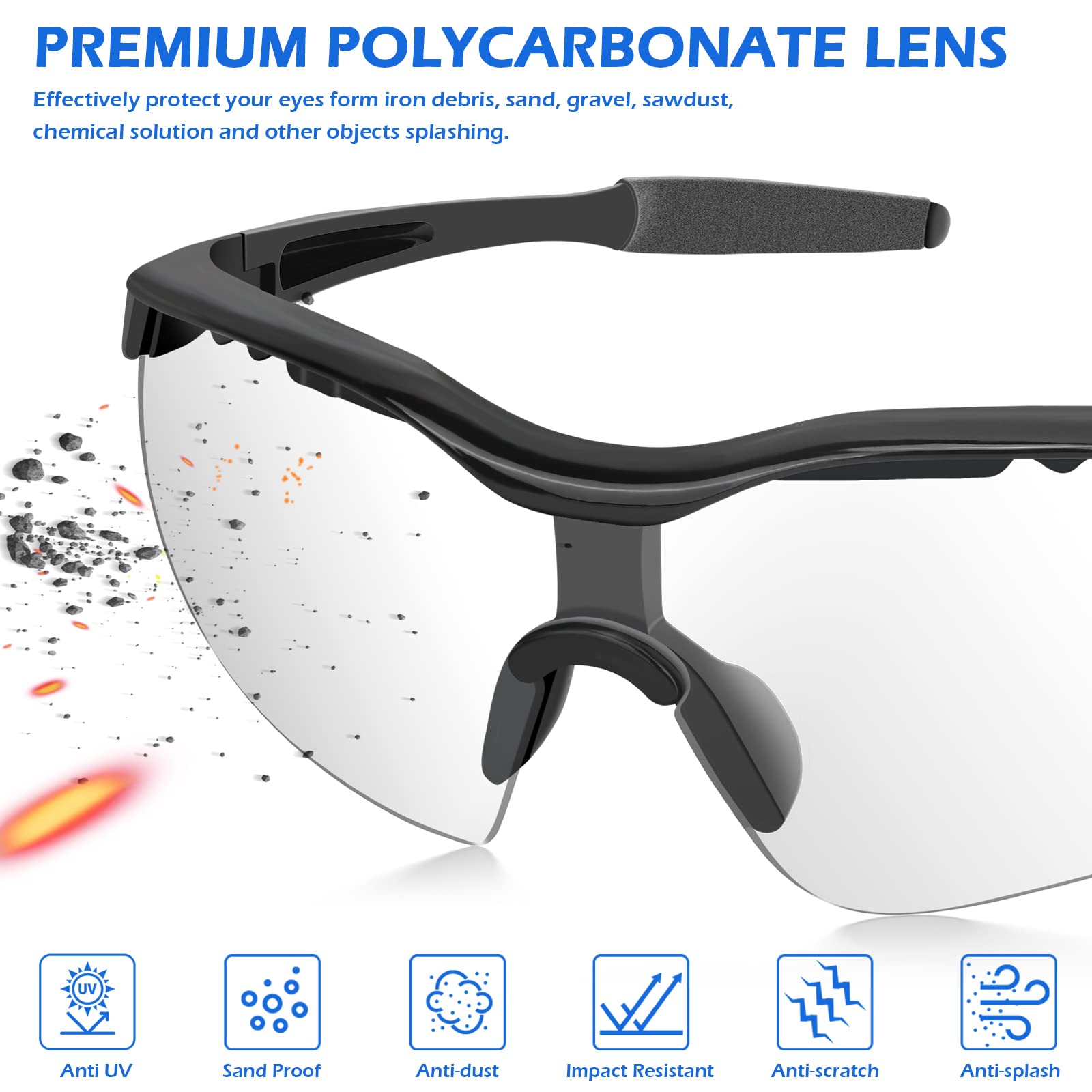 OXG lightweight glasses at 24.2 grams for all-day comfort.