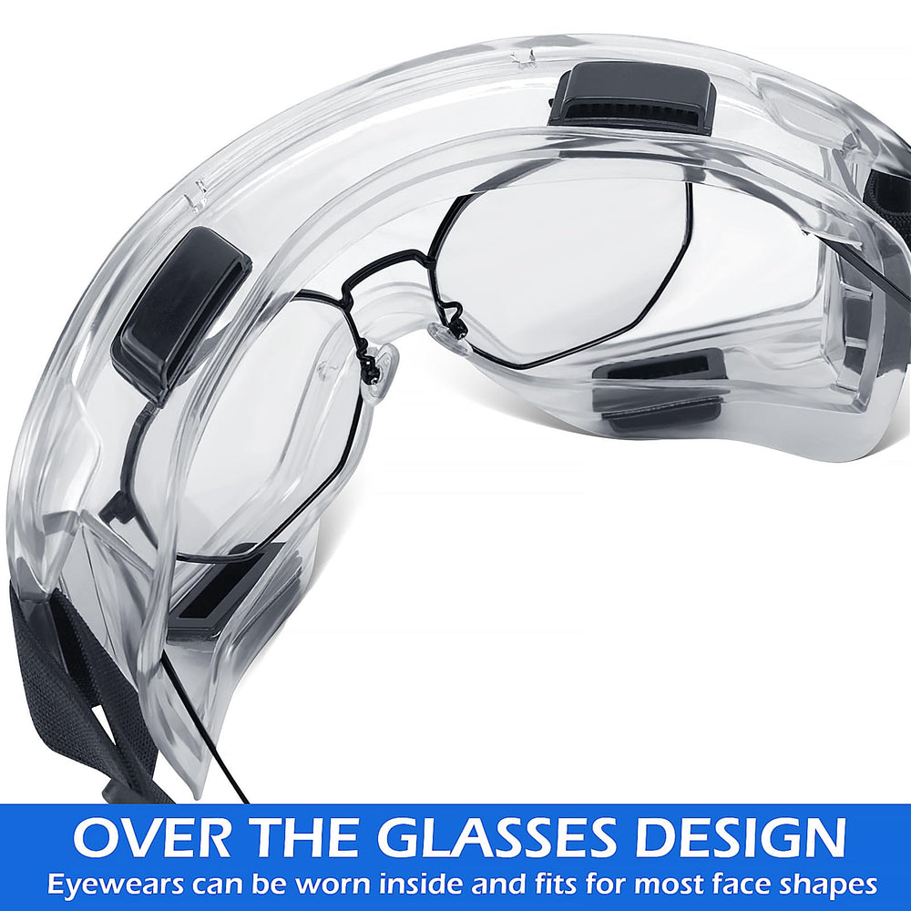 OXG safety goggles adjustable strap offering a secure fit for all ages.