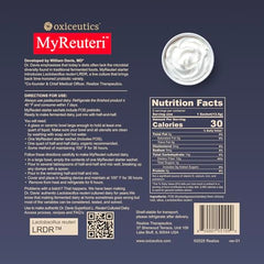 oxiceutics MyReuteri sachets close-up highlighting convenient prebiotic + probiotic blend