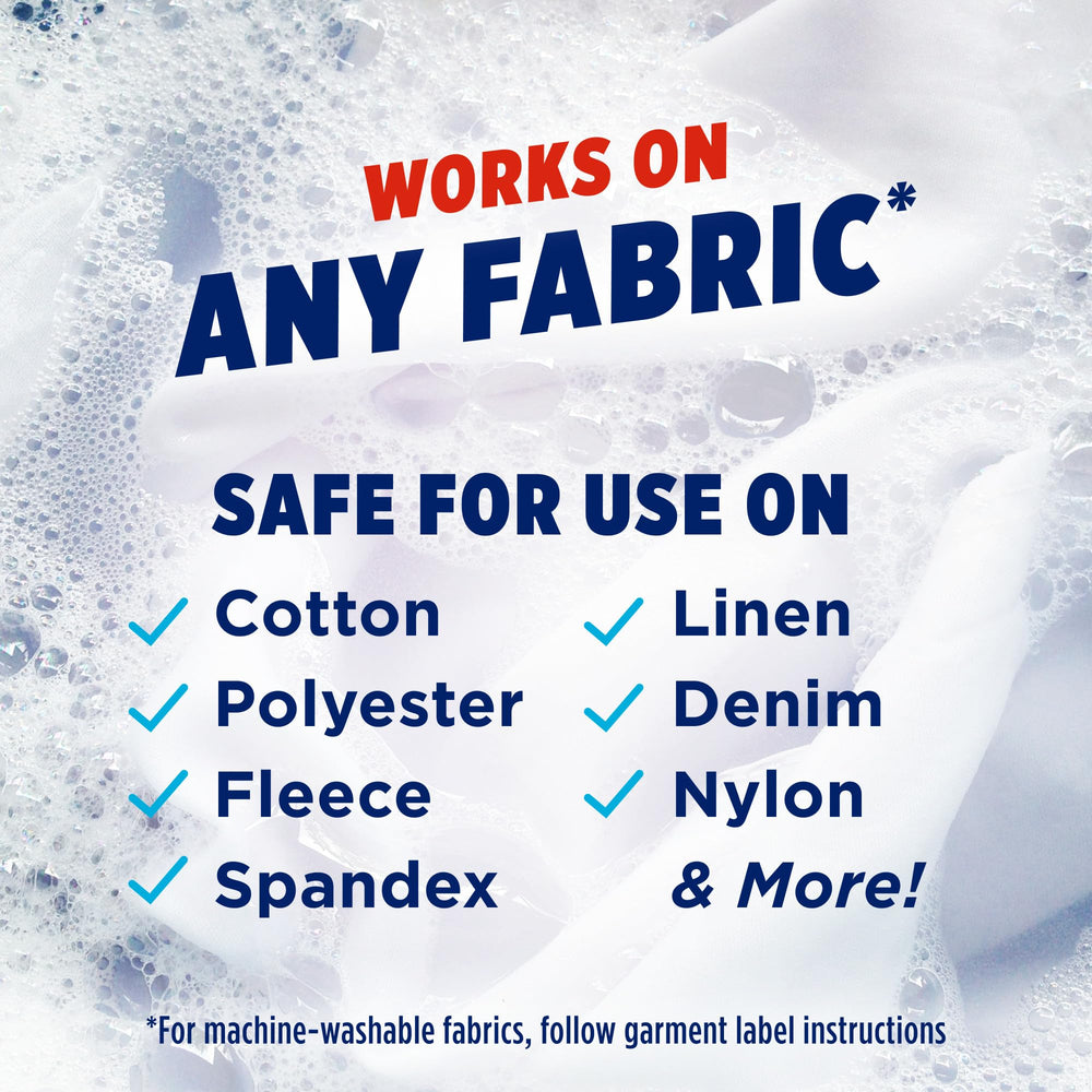 OxiClean Max Force safe for color fabrics without fading.