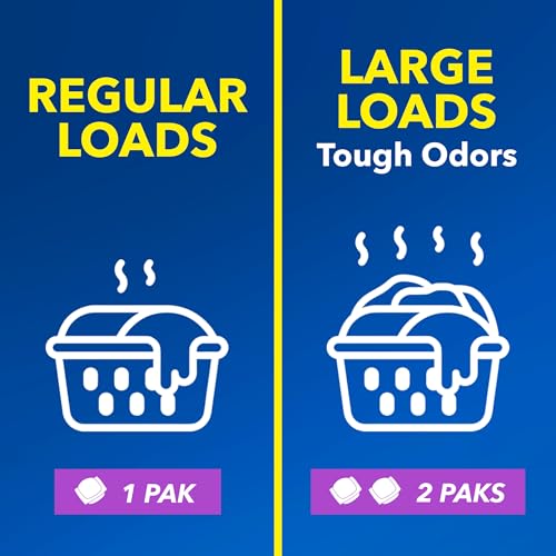 OxiClean Odor Blasters Paks boost laundry with detergent for better results.