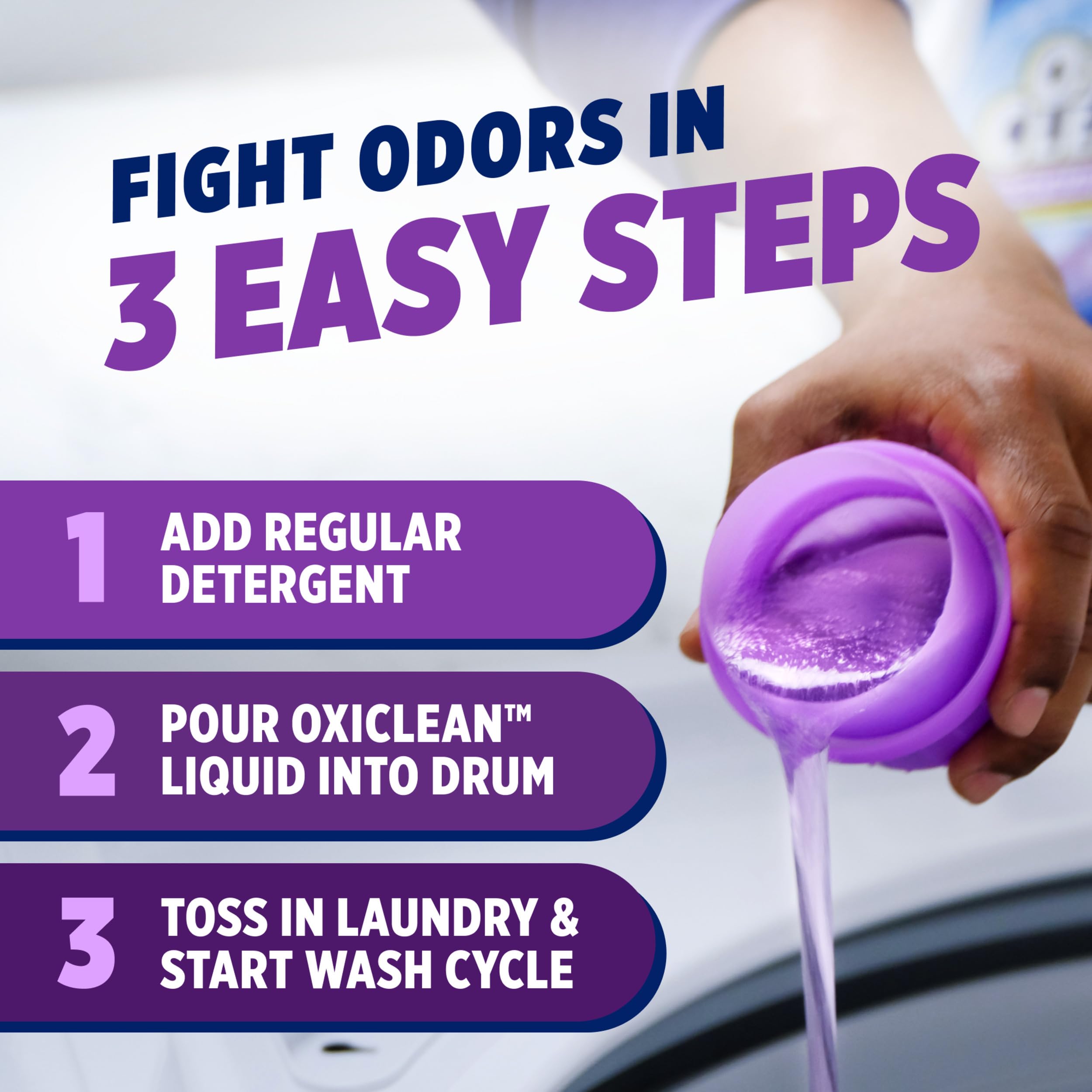 OxiClean Odor Blasters sport-uniforms image demonstrates odor and stain care