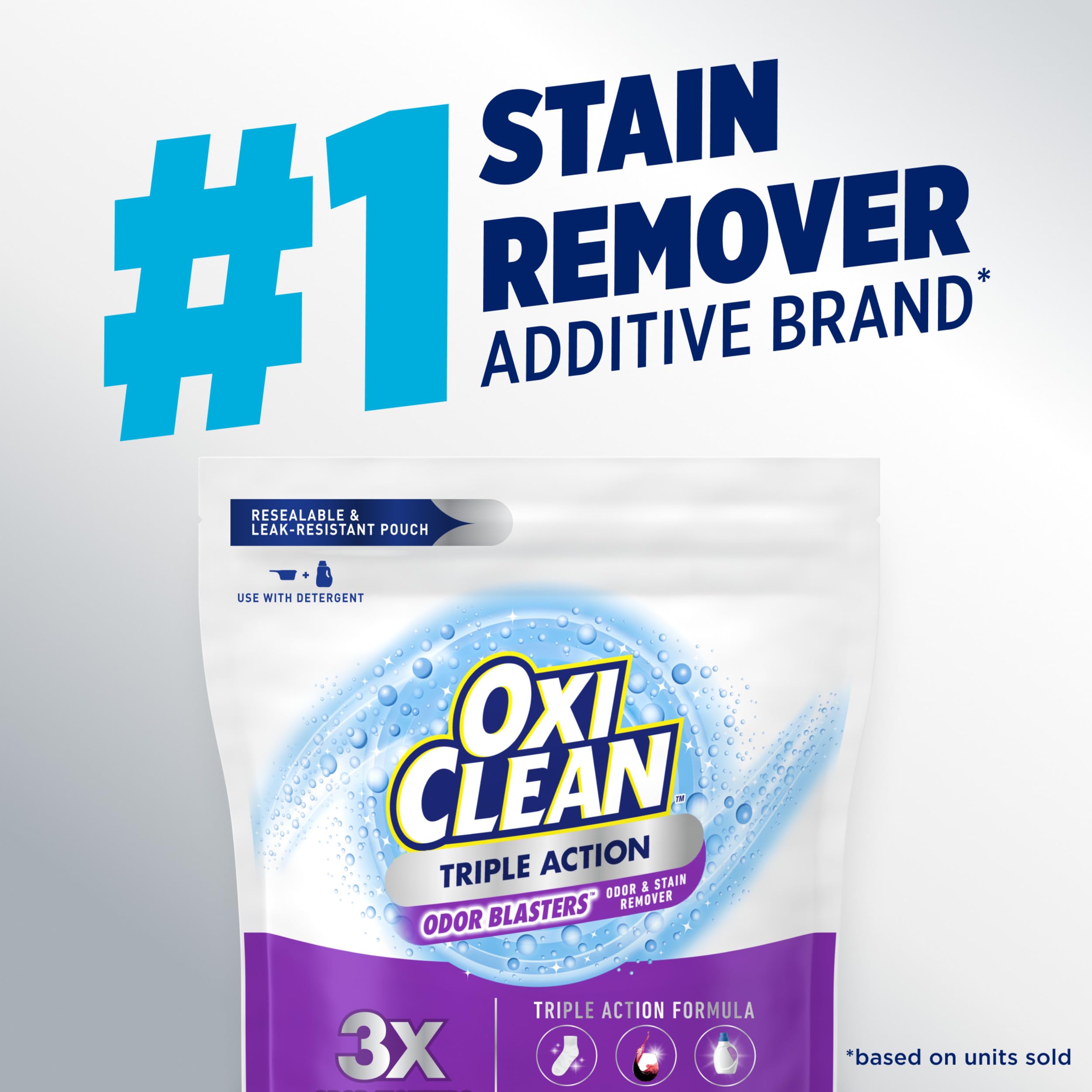 OxiClean cold water wash demonstrates effectiveness at low temperatures