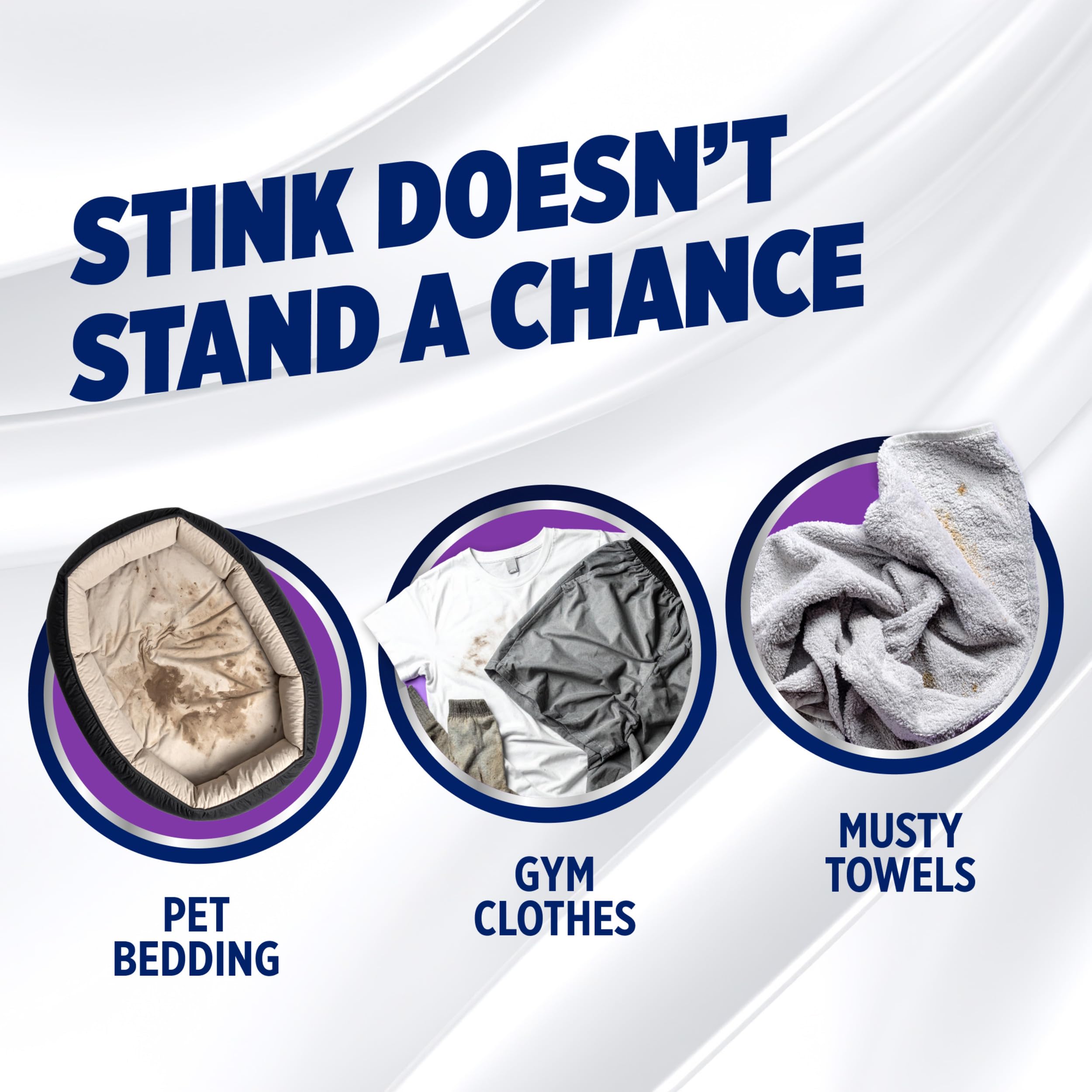 OxiClean towels treated for odor removal with Triple Action blend