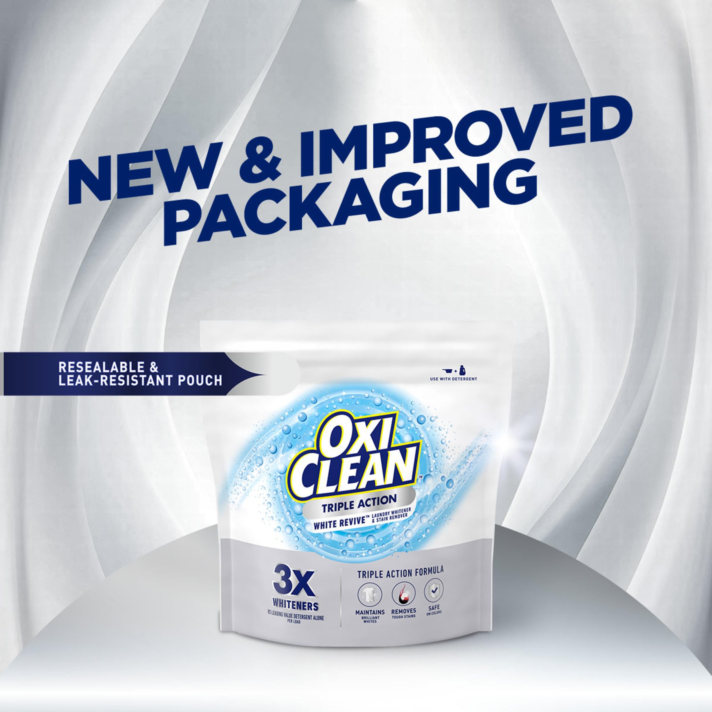 Bright colors and whites after using OxiClean Triple Action White Revive