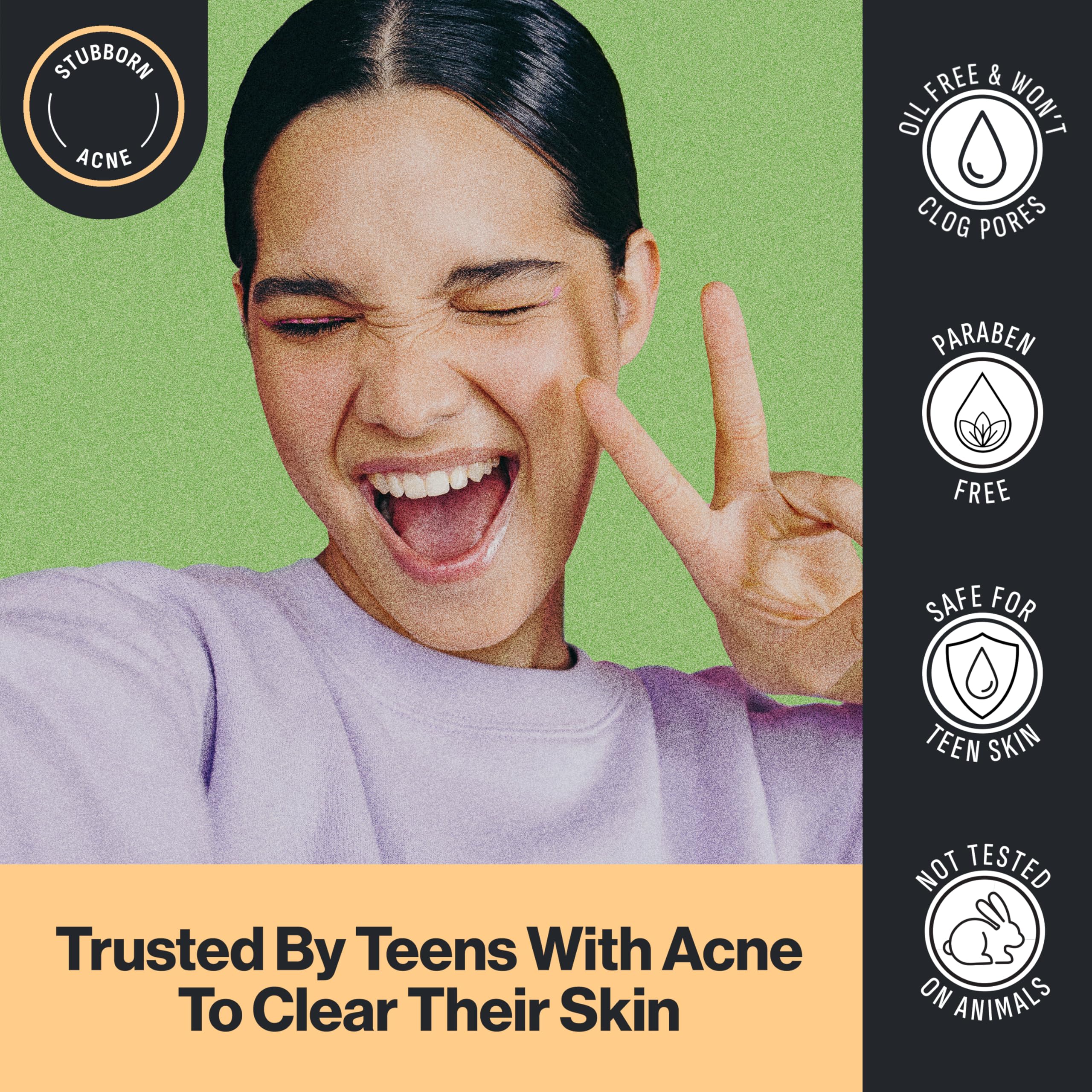 Oxy 3-In-1 pads with 2 percent salicylic acid target oil and blemishes.
