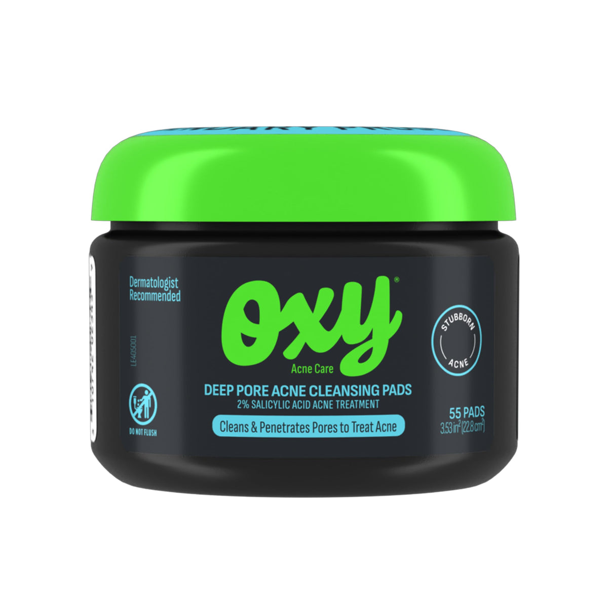 Oxy Deep Pore Cleansing Pads front-pack for quick, on-the-go acne care