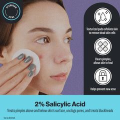 Oxy Deep Pore Cleansing Pads smooth-side close-up for soothing, hydrating finish