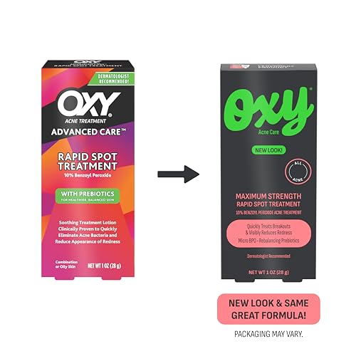 Front view of Oxy Rapid Spot Treatment packaging