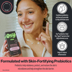 Pocket-sized Oxy Rapid Spot Treatment pack ready for travel