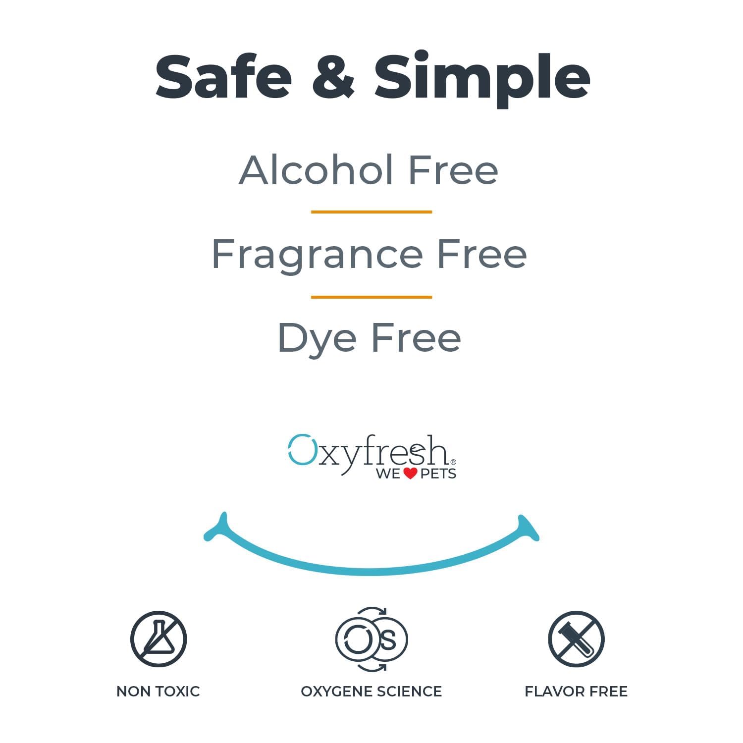 Oxyfresh bottle displayed on kitchen shelf.