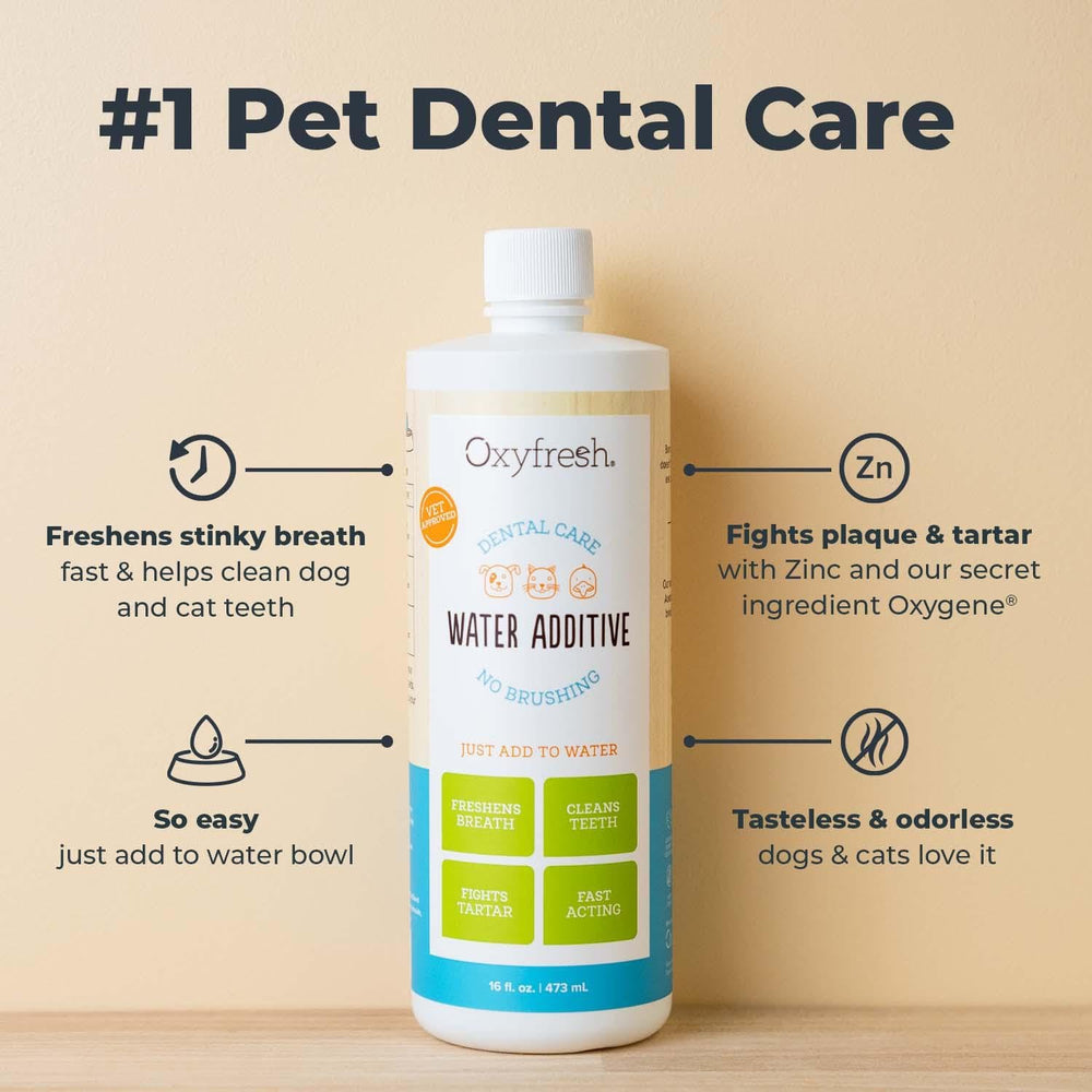 Oxyfresh capful measure to dose daily.