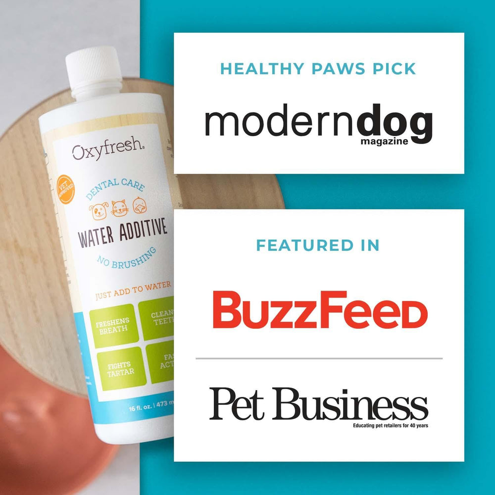 Oxyfresh packaging highlights high-quality ingredients.