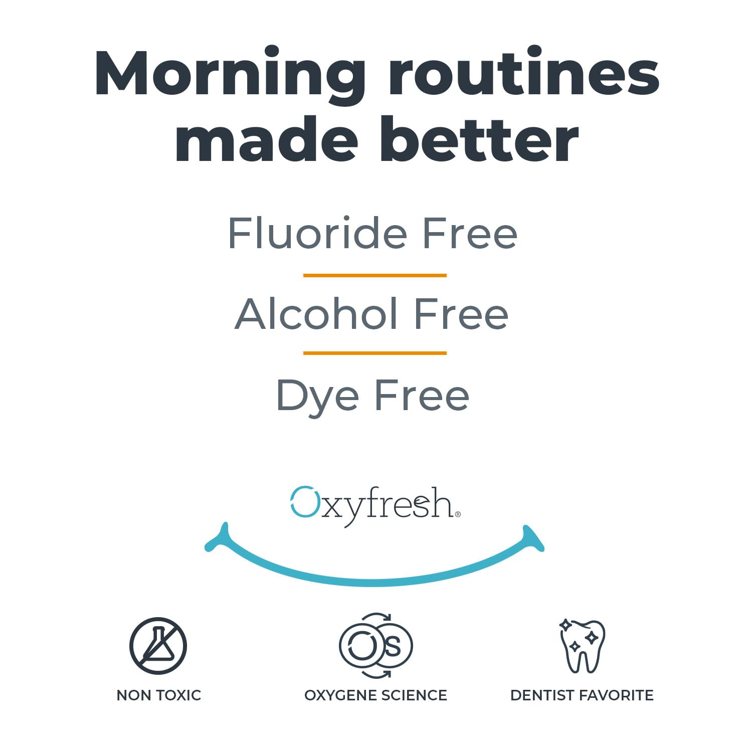 Oxyfresh Lemon Mint is fluoride-free and suitable for family use.