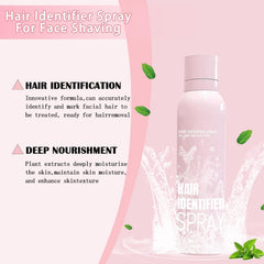 OYB Hair Identifier Spray creates a cooling protective layer to reduce friction during shaving