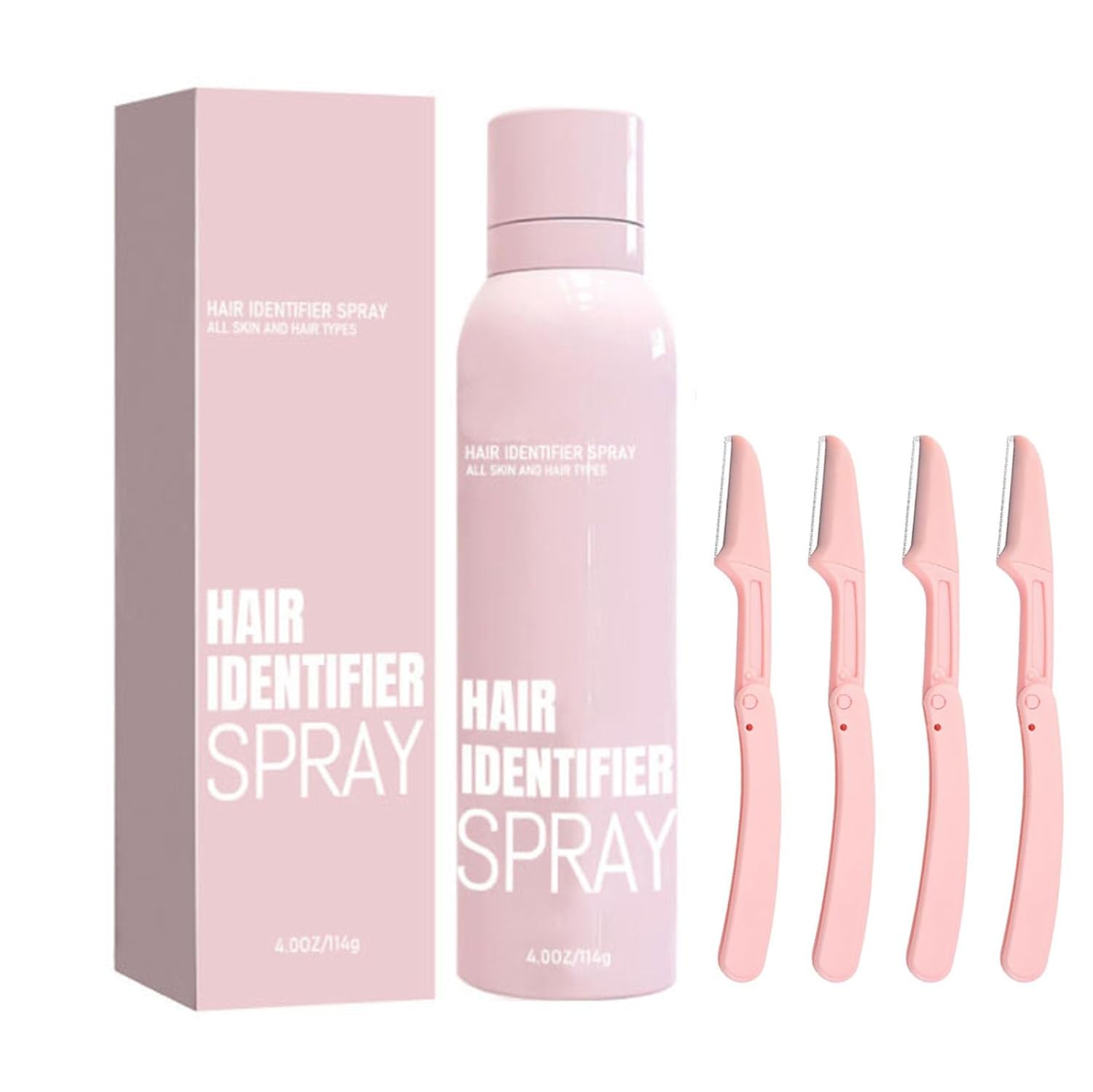 OYB Hair Identifier Spray highlights facial hairs for a clearer, more precise shave