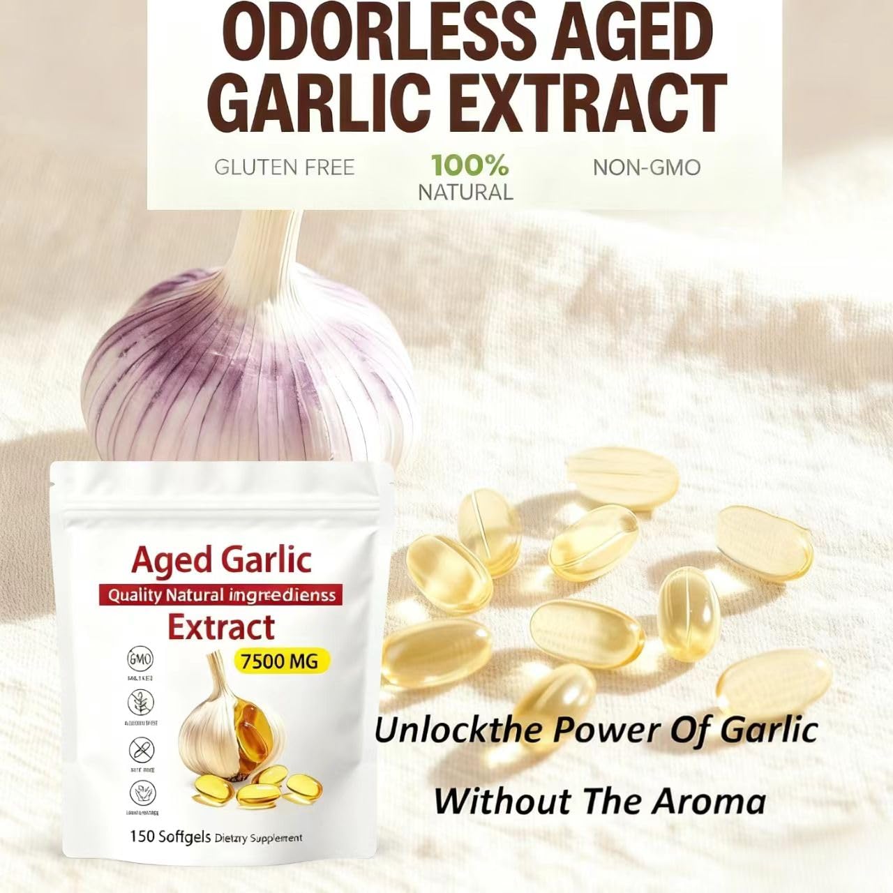 OYB softgels in hand illustrating easy-to-swallow capsules