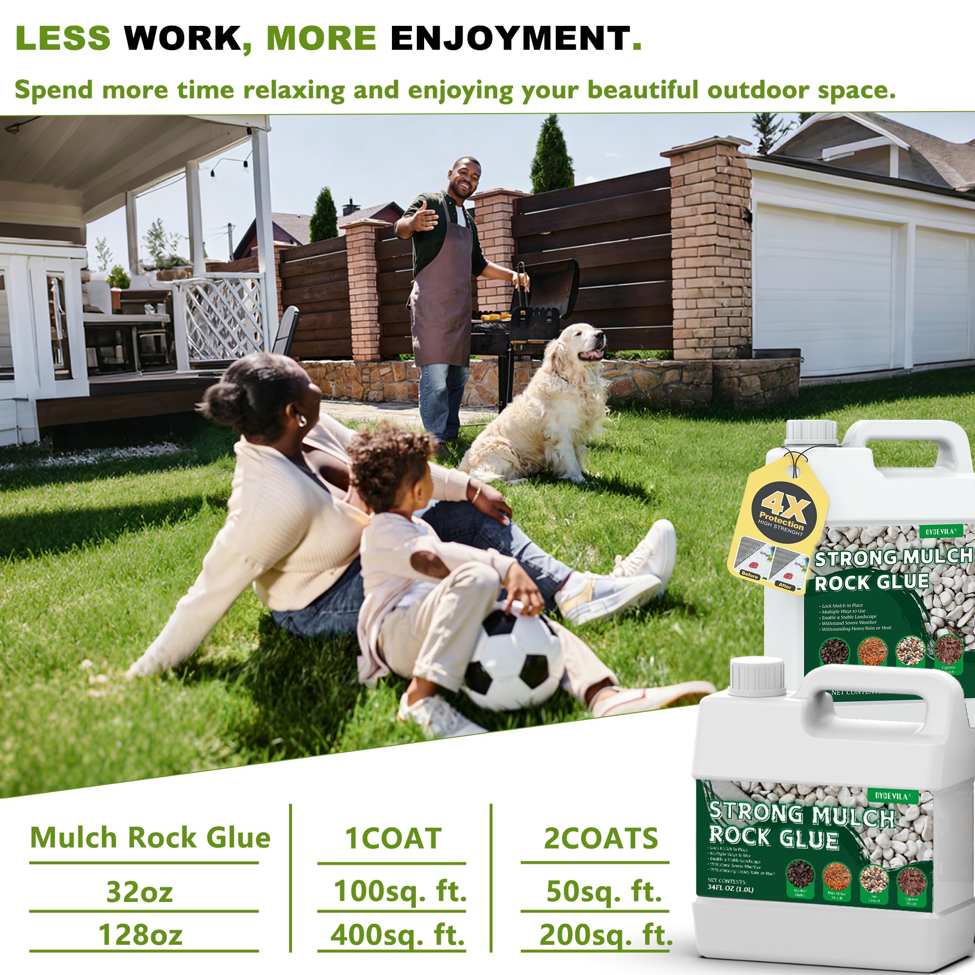 Oycevila garden-safe glue is pet-friendly after curing.