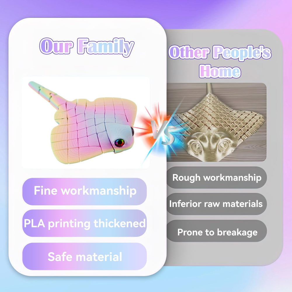 oyeftp Manta Ray supports focus and relaxation during work or study.